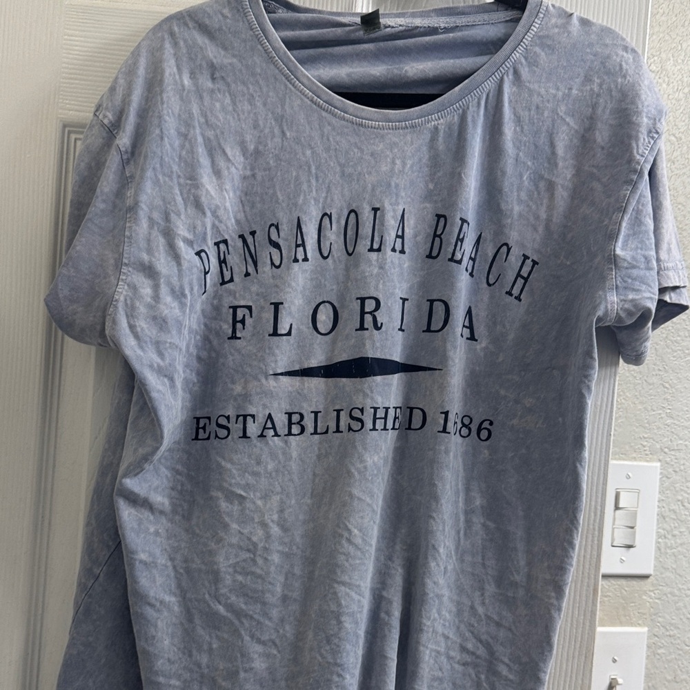Gray Pensacola Beach T-Shirt